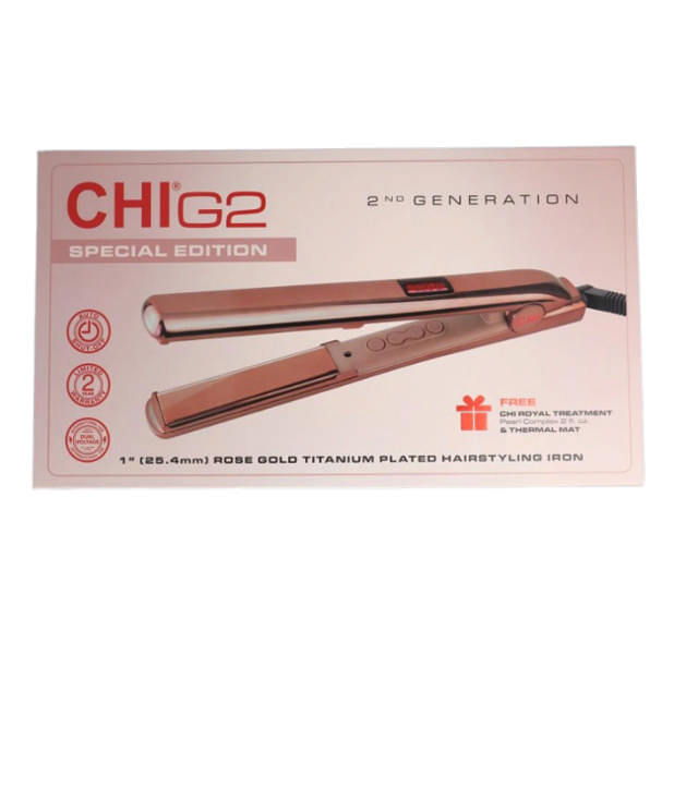 Chi G2 Rose Gold Titanium Hairstyling Iron