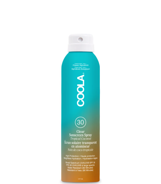 COOLA Classic Body Spray Tropical Coconut SPF30, 177 ml.