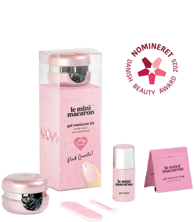 Le Mini Macaron Gel Manicure Kit Pink Quartz