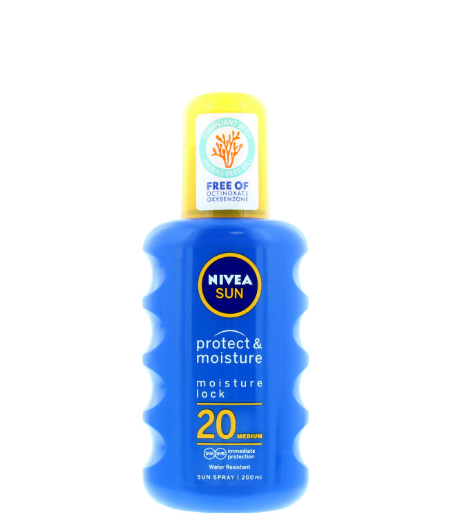 Nivea Sun Protect & Moisture  Sun Lotion Spray SPF20, 200 ml. 