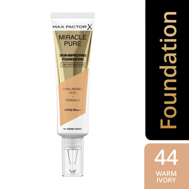 Max Factor Miracle Pure Foundation 44 Warm Ivory, 30 ml.