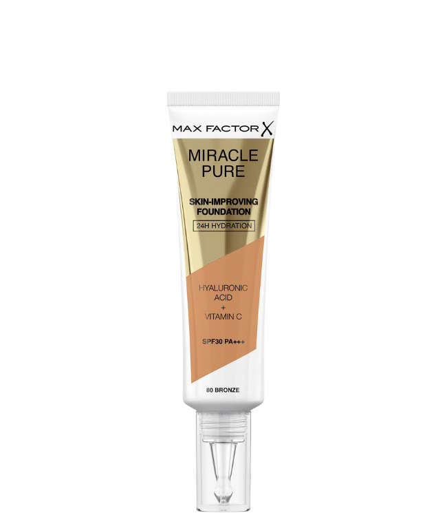 Max Factor Miracle Pure Foundation 80 Bronze, 30 ml.