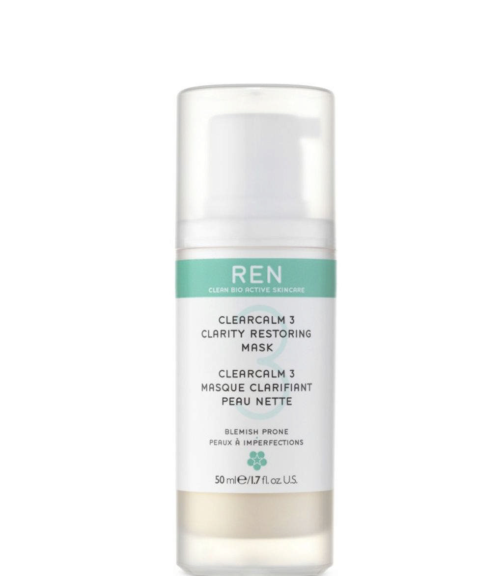 REN Skincare Clear Calm 3 Clarity Restoring Mask, 50 ml